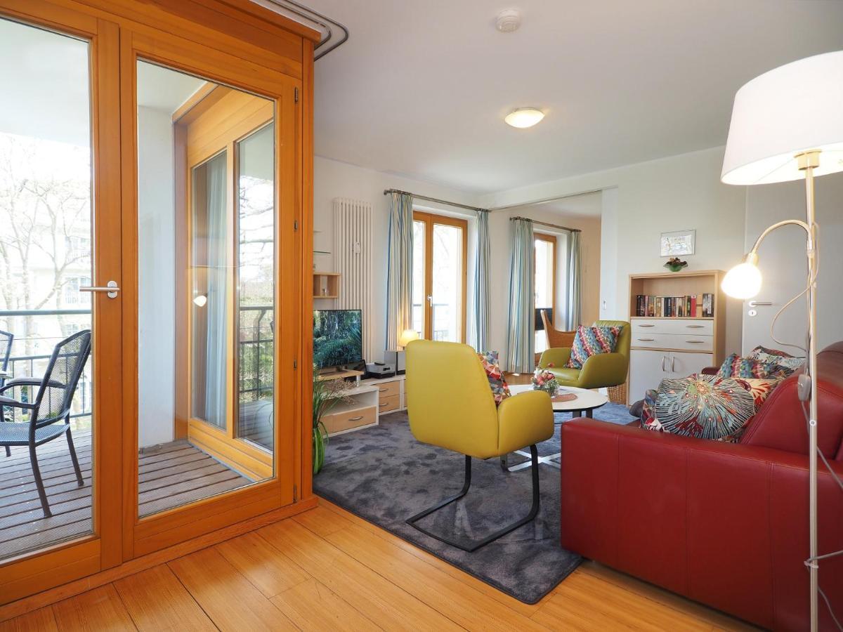 Kaiservillen Heringsdorf - Ferienwohnung Mit 2 Schlafzimmern Und Balkon D213 Eksteriør billede